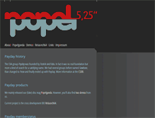 Tablet Screenshot of popelganda.de